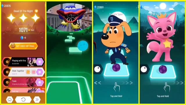 OmNom Cartoon 🆚 Funko Pop Marvel 🆚 Baby Shark 🆚 Bluey Bingo | Cocomelon Tiles Hop EDM Rush смотреть онлайн