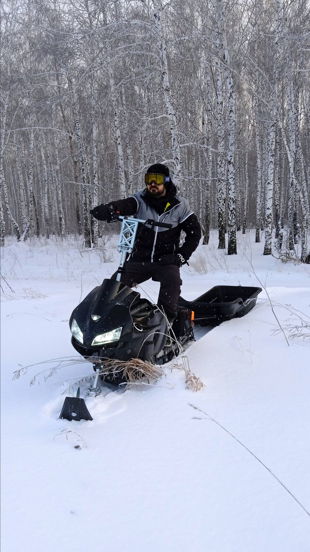 снегоход на стиле😎