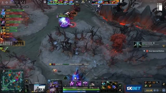 OG VS SHOPIFY REBELLION BO3[GAME 2]TIMADO, WISPER, CEB, BZM VS ARTEEZY- DREAMLEAGUE SEASON 22-DOTA смотреть онлайн