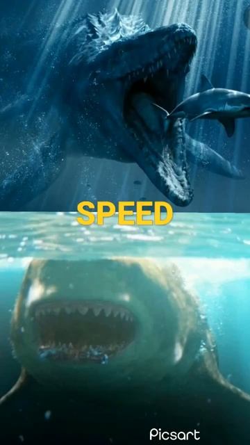 MOSASAURUS (JW) VS MEGALODON (THE MEG) my opinion #jurassicworld #themeg смотреть онлайн