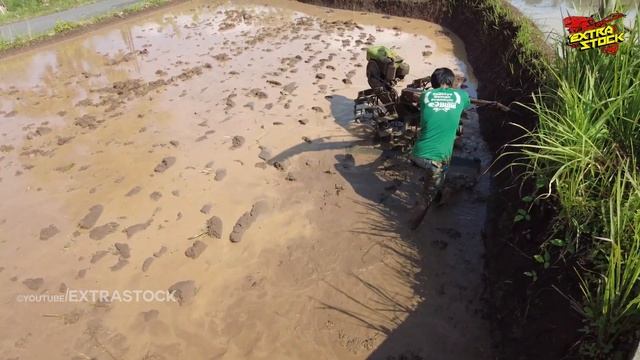 Sambil Didorong! Traktor Sawah Quick G600 Meratakan Tanah Merah Cukup Keras смотреть онлайн