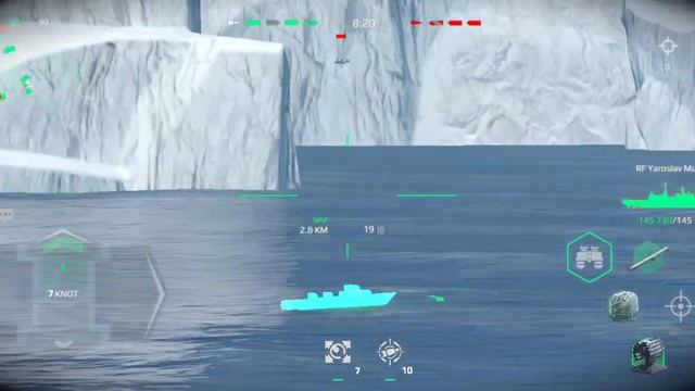 Modern Warships: RF Yaroslav Mudry in Action online gameplay hard war #1 смотреть онлайн