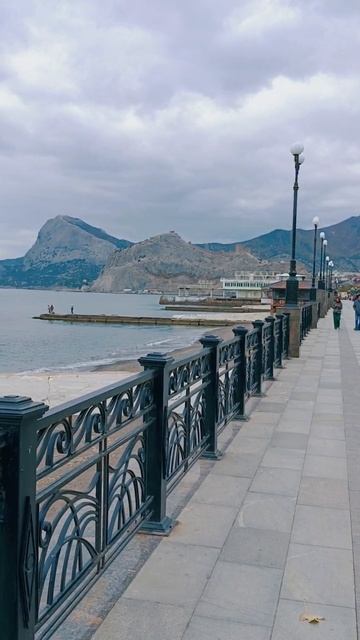 Крым на Ладони Судак набережная 2022 ноябрь