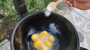 Жаренный сазан в казане