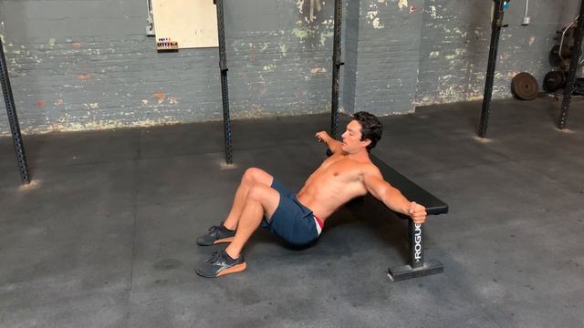 Glute Bridge on Bench - Butt, Glutes, Hamstrings Exercise Workout смотреть онлайн