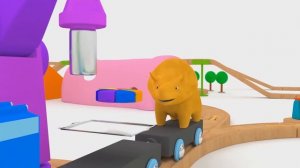 Learn Colors - Dino & Dina Make Colorful JAM - Динозаврик Дино 👶 Обучающий мультфильм для детей