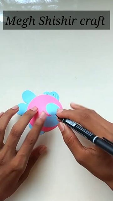 3d paper crafts for kids/3d paper fish easy #shorts смотреть онлайн