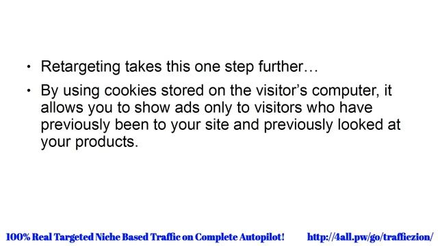Authority Traffic Video 10 what si retargeting смотреть онлайн