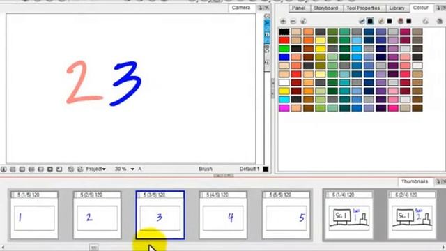 Onion Skin in Storyboard Pro 4.2 смотреть онлайн