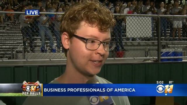 CBS 11 Pep Rally Keller High School: Business Professionals of America смотреть онлайн