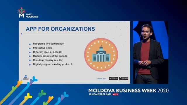 VoteMeApp Presentation at Moldova Business Week смотреть онлайн