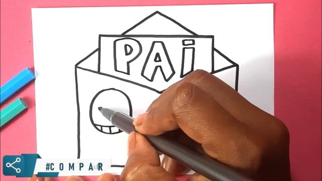 How to draw FATHER'S DAY CARD | FATHER'S DAY смотреть онлайн