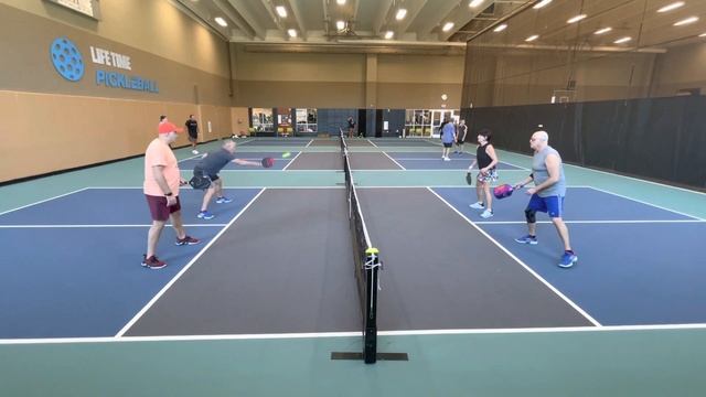 Warming up! Ruben, Susan, Glenn, & Jay. 1-9-23. Wake Forest Pickleball смотреть онлайн