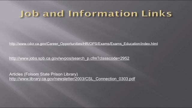 A Day in the Life of a California Department of Corrections Librarian смотреть онлайн