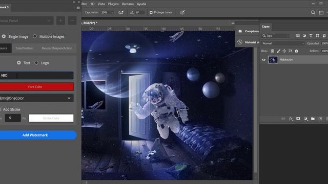 Adobe Photoshop 2021: Novedad Plugin Watermark3 смотреть онлайн