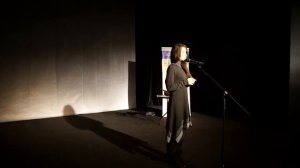 Александра Шиляева на поэтических чтениях Биармия