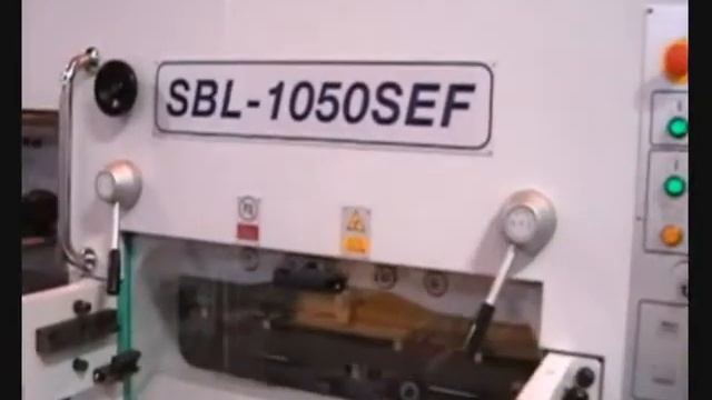 Пресс для тиснения и высечки SBL 1050 SEF смотреть онлайн