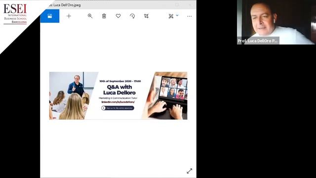 ESEI_Q&A with Luca Delloro- Marketing and communication Programme смотреть онлайн