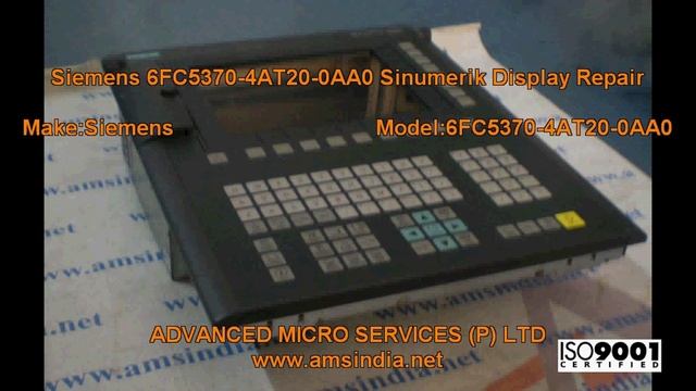 Siemens 6FC5370-4AT20-0AA0 Sinumerik Display Repairs @ Advanced Micro Services Pvt.Ltd смотреть онлайн