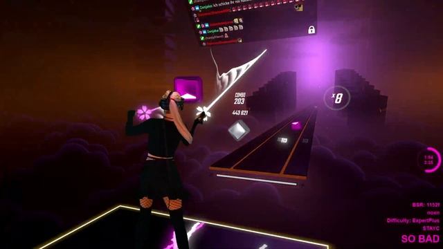 STAYC - SO BAD | Beat Saber Expert+ | Mixed Reality | Twitch смотреть онлайн
