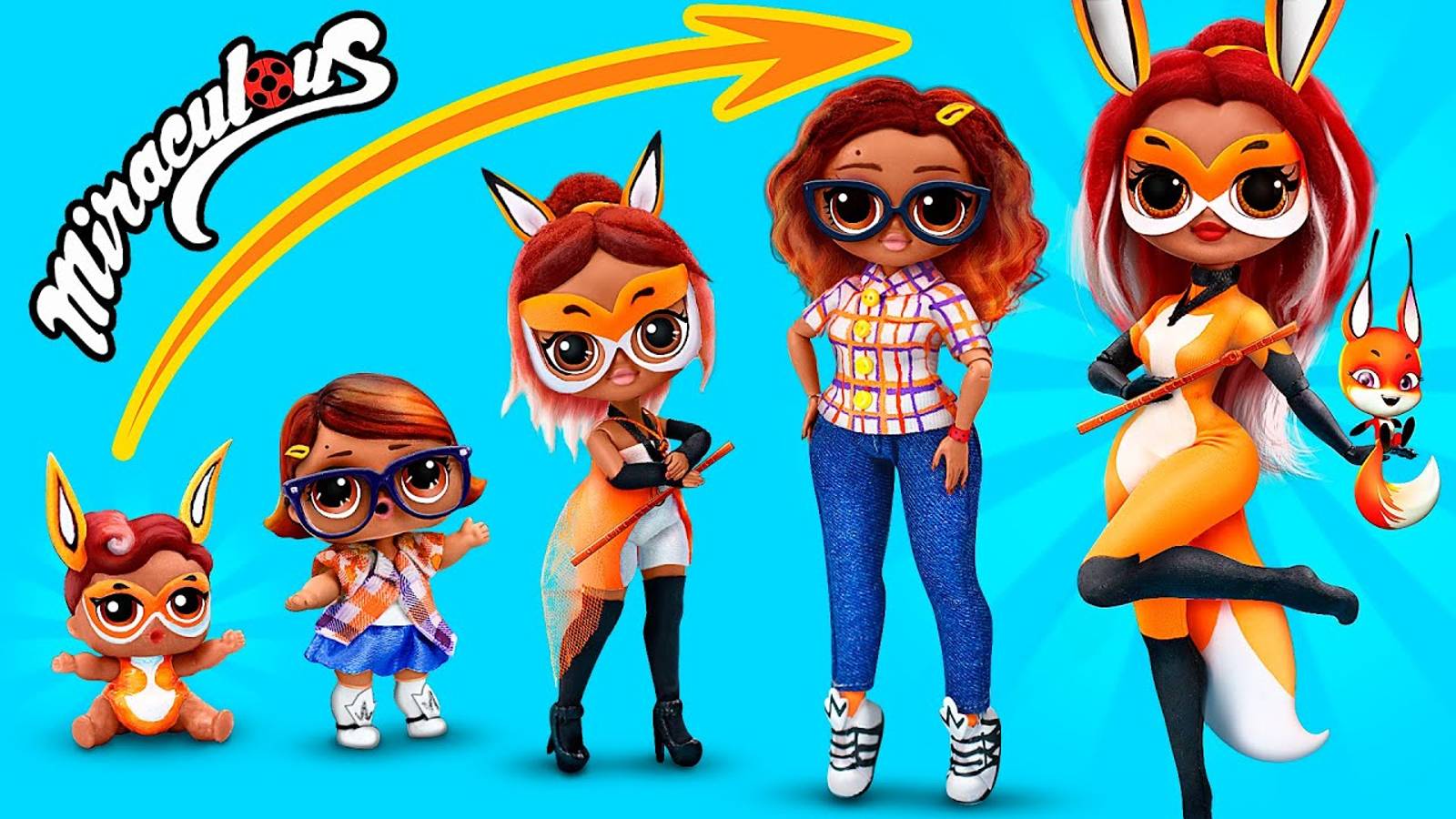 Алья из Леди Баг растёт! 10 идей для кукол ЛОЛ Сюрприз смотреть онлайн