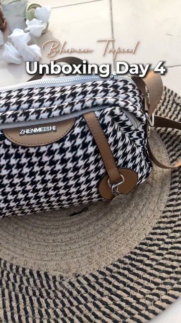 Casual Houndstooth Crossbody Bag смотреть онлайн