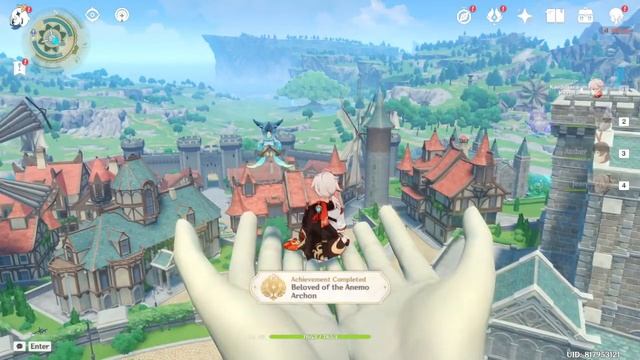 Beloved of the Anemo Archon HIDDEN ACHIEVEMENT in GENSHIN IMPACT смотреть онлайн