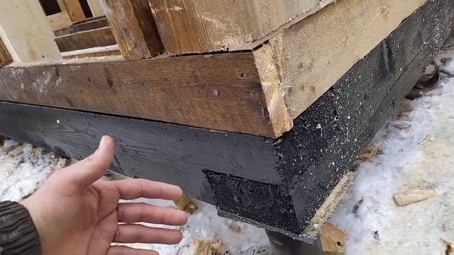 Uy qurish rejasi, strapila va ustun toʻgʻri oʻrnatish, 7m ga 5 metrlik yogʻoch uy, materiallar смотреть онлайн