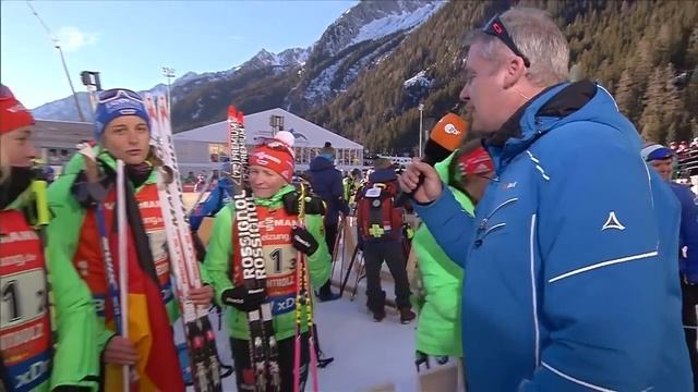 Antholz-2017. Comments from Laura Dahlmeier, Franziska Hildebrand, Vanessa Hinz, Maren Hammerschmid смотреть онлайн