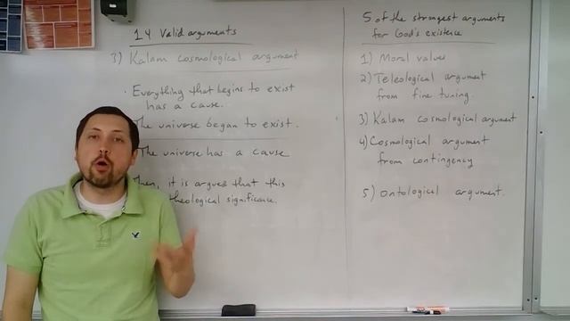Section 1.4 (part 4) - Kalam cosmological argument смотреть онлайн