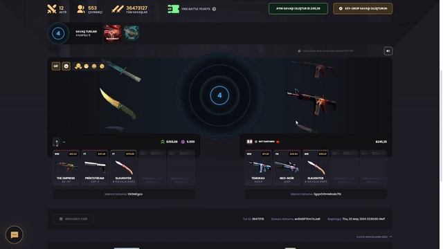 40.500 TL DEPOZİT YAPIP ALL İN KASA SAVAŞLARI GİRDİK | CS2 BEDAVA BIÇAK ALMA 2024