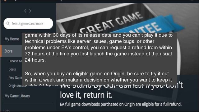 How to Get Refunds for EA Origin Games смотреть онлайн