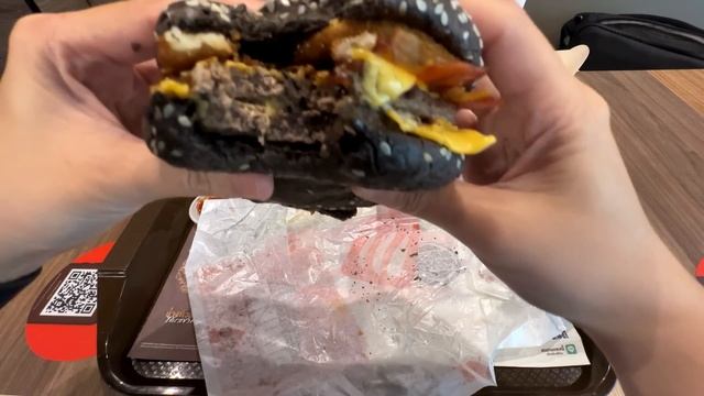 Eating Burger King In Thailand