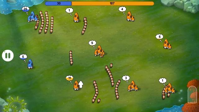 Mushroom Wars: Space! - Android Gameplay