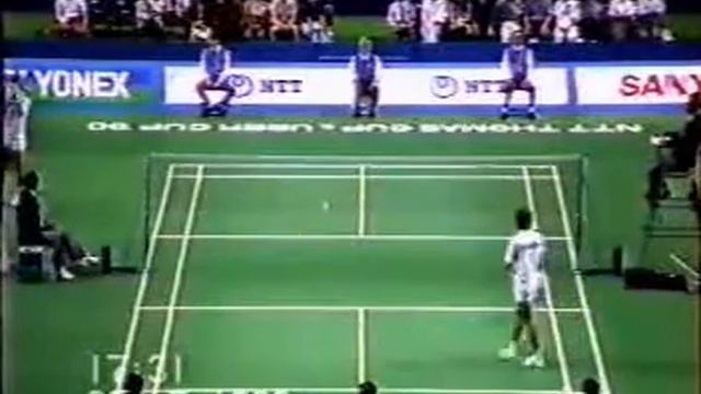 1990 thomas cup China vs Denmark MS semi final 3/5 смотреть онлайн