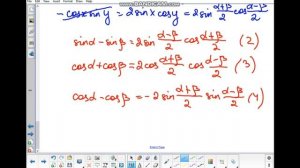 151,251(8.04),551,751(9.04) Лекция №32 "Сумма и разность синусов, косинусов"