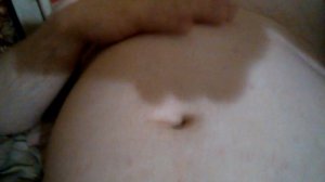 Ache bloated belly after air inflation