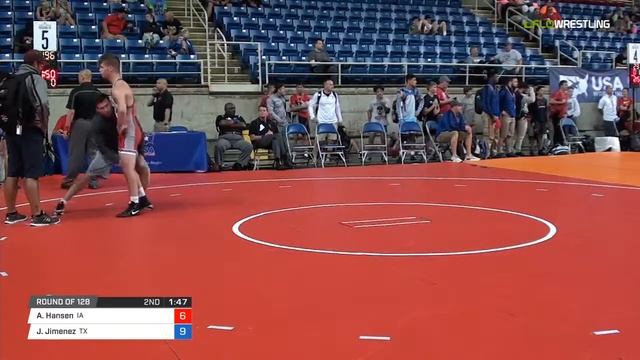 Cadet FS 138 Round of 128 - Adam Hansen (IA) vs. Joshua Jimenez (TX) смотреть онлайн