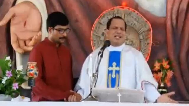 Tulu Eucharistic Holy Mass by Rev.Fr. Franklin D'souza смотреть онлайн