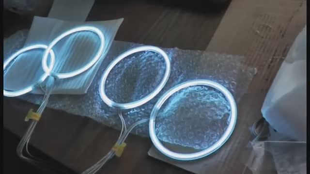 Ангельские глазки для bmw e34 в посылке из китая. Буду ставить в фары своей машины. смотреть онлайн