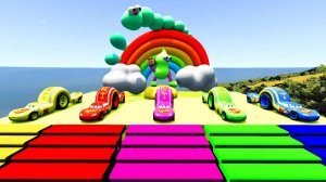 МУЛЬТИКИ ПРО МАШИНКИ МАККУИН ПРОХОДИТ ПРЕПЯСТВИЯ