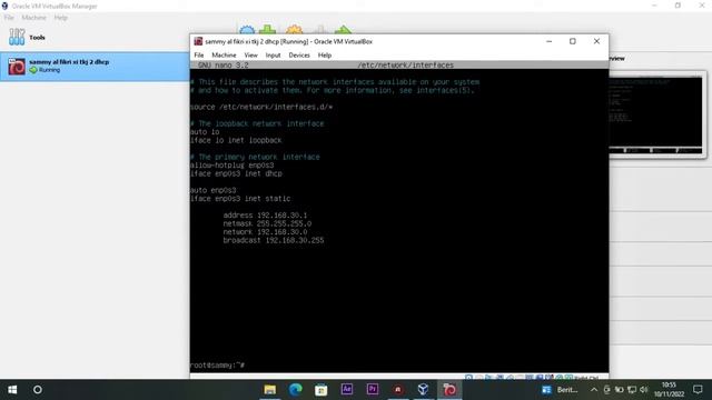 Sammy XI TKJ 2 Install Debian dan DHCP смотреть онлайн