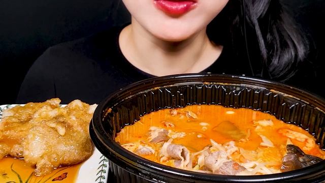 ASMR 마라탕 & 꿔바로우 먹방│땅콩소스│Malatang & Guobaorou│wide glass noodles, New jin myeon MUKBANG│EATING SOUND смотреть онлайн