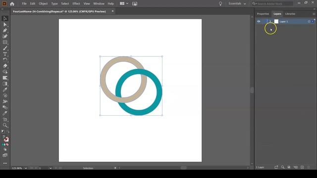 Illustrator Combining Objects Tutorial смотреть онлайн