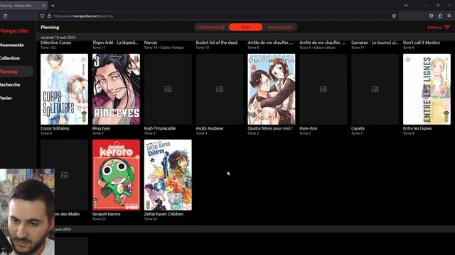 Sortie du mois de Aout 2023 (manga et collector) смотреть онлайн