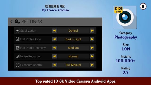 Top rated 10 8k Video Camera Android Apps смотреть онлайн