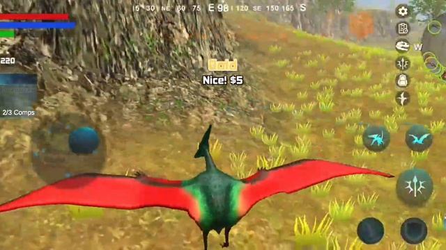 Pteranodon Simulator - Android Gameplay #1 - Dinosaur Simulator смотреть онлайн