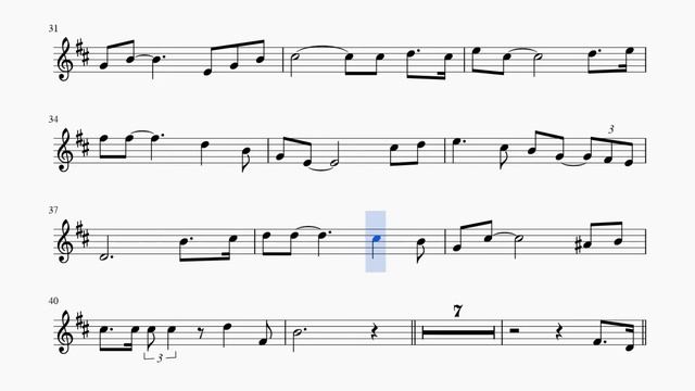 Очі волошкові. С.Сабодаш - А.Драгомирецький. Ноты для кларнета (in B) смотреть онлайн