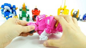 MiniForce Super Dino7 Dinosaur Robot Combine Transformer Robot Toys 미니특공대 슈퍼 다이노7 공룡로봇 합체 변신 동영상