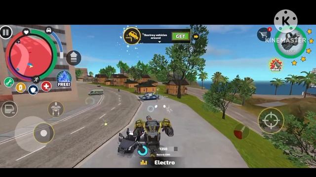 Rope Hero Vice Town (Helicopter FightPolice Car Robot in Lighthouse Cave) -Android Gameplay HD смотреть онлайн